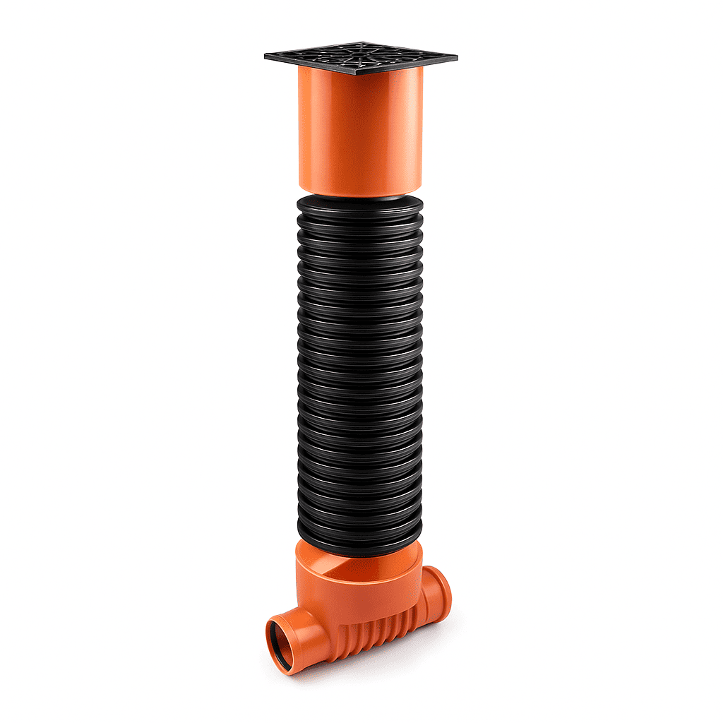 CĂMIN CU COLOANĂ CORUGATĂ – COMPLET ECHIPAT