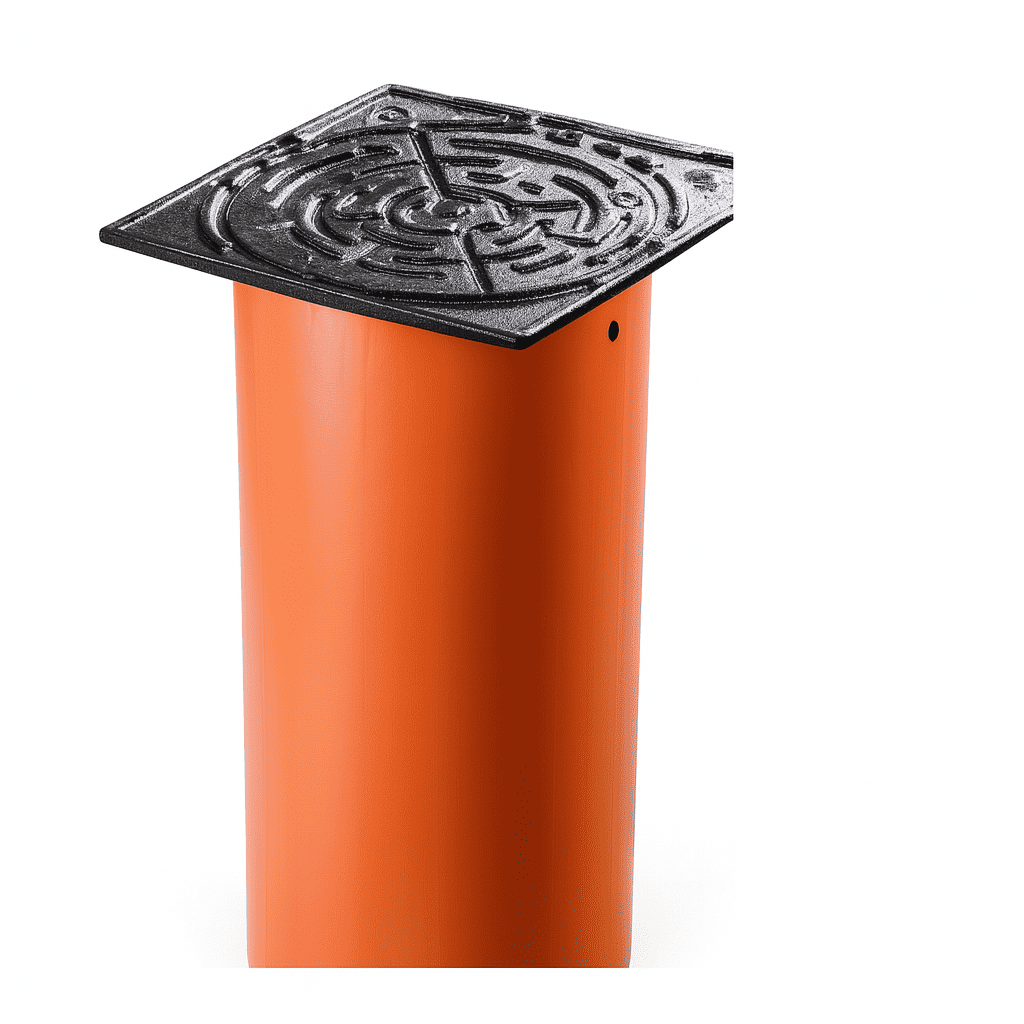 CĂMIN PVC/PP – TUB TELESCOP CU CAPAC FONTĂ