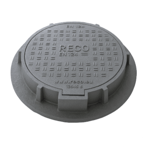 CAPAC COMPOZIT ROTUND – RAMĂ ROTUNDĂ CU BALAMA – CLASA D400 – SMC