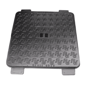 CAPAC PĂTRAT CU RAMĂ PĂTRATĂ, CU ÎNCHIDERE ANTIFURT – CLASA B125