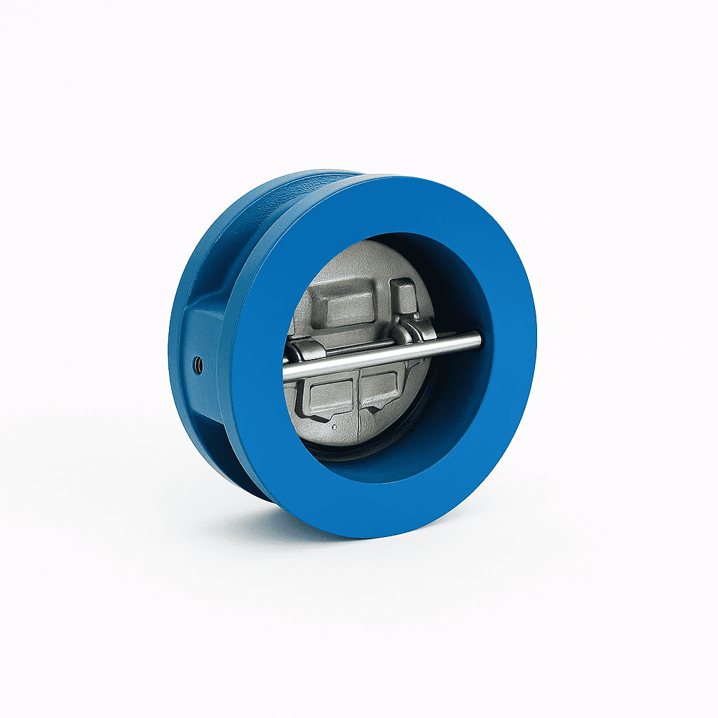 CLAPETĂ DE REȚINERE FONTĂ – DUBLU DISC PN10/PN16 NBR/EPDM