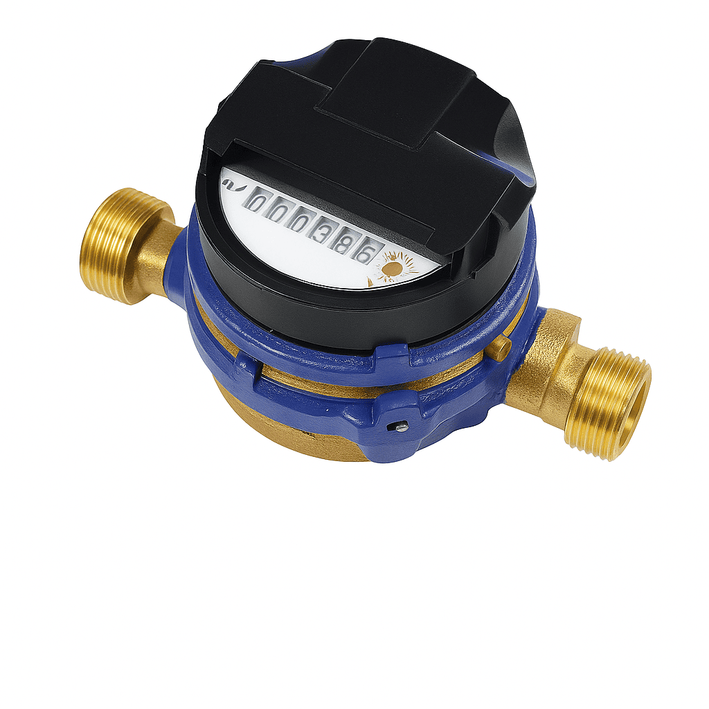 CONTOR APĂ RECE – MONOJET USCAT Clasa C, cu filtru, pre-echipat pentru citire la distanță, PN10/PN16, 40°