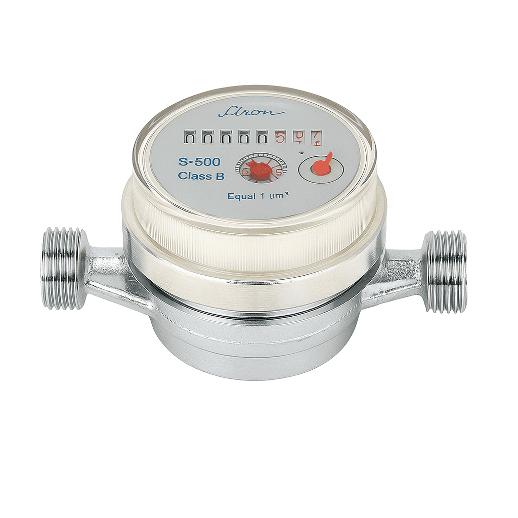 CONTOR APĂ RECE – MONOJET USCAT Clasa R25-V / R50-H, cu filtru și racorduri, PN10/PN16, 40°