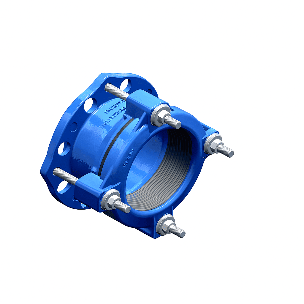 CUPLAJE – ADAPTOR FLANȘĂ DIN FONTĂ CU MUFĂ LARGĂ TOLERANȚĂ PN10/16