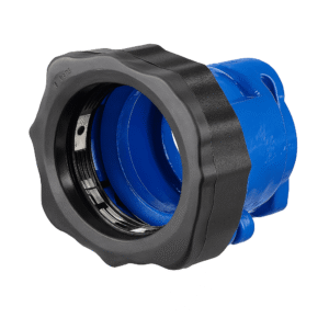 CUPLAJE – CAPAC DIN FONTĂ CU MUFĂ LARGĂ TOLERANȚĂ CU GHEARE GSK PN10/16