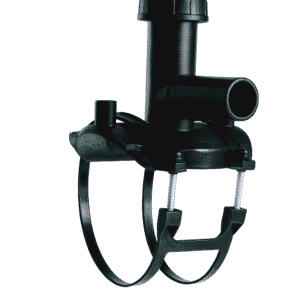ELECTROFUZIUNE  - TEU BRANSAMENT CU COLIER FLEXTEE IESIRE 20MM PE100 PIN 4/4.7  APA 16 BAR GAZ 10 BAR