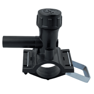 ELECTROFUZIUNE - TEU BRANSAMENT CU COLIER IESIRE 20MM PE100 PIN 4/4.7 APA 16 BAR GAZ 10 BAR