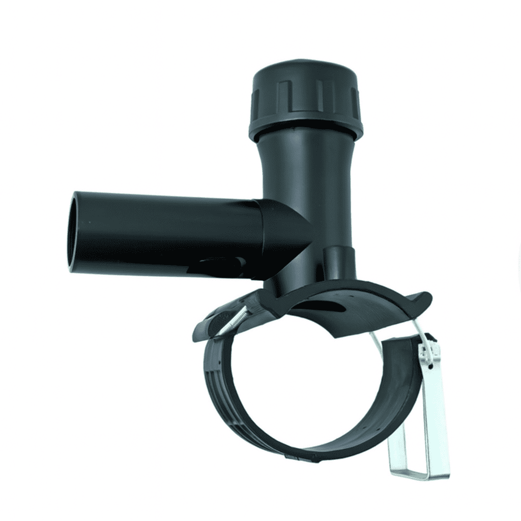 ELECTROFUZIUNE - TEU BRANSAMENT CU COLIER IESIRE 50MM PE100 PIN 4/4.7 APA 16 BAR GAZ 10 BAR