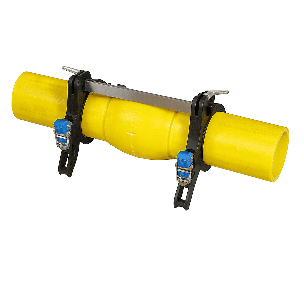 DISPOZITIV DE FIXARE MUFE EF CU BANDĂ ÎNTINZĂTOARE – 2 CLEME