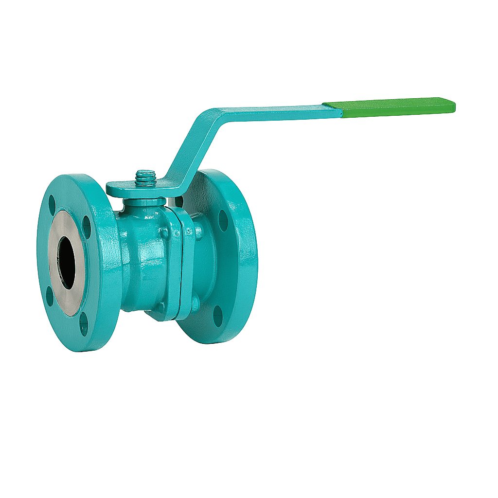 ROBINET DIN FONTĂ CU BILĂ CU FLANȘE APA PN16