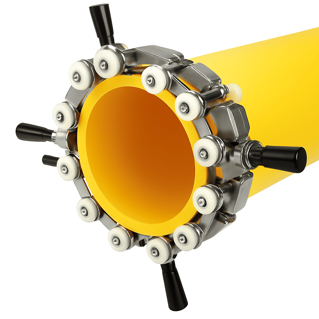 DISPOZITIV - TĂIETOR CIRCULAR PENTRU ȚEAVĂ PE Ø63–800MM
